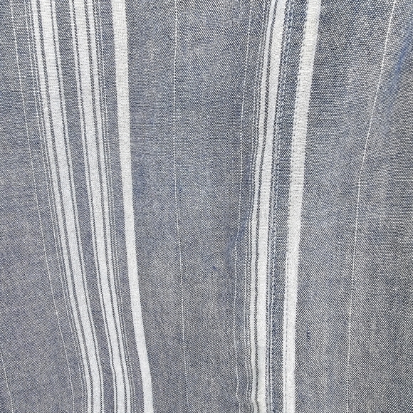 THREADS 4 THOUGHT 100% Cotton Snap‎ Button-up Long Sleeve Shirt Blue Mens Size M - Picture 8 of 11